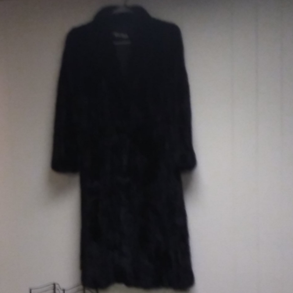 Full length fur coat